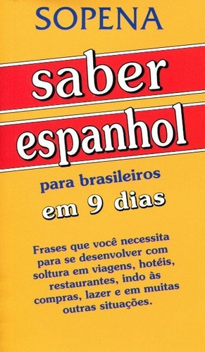 Saber Espanhol Para Brasileiros Em 9 Dias