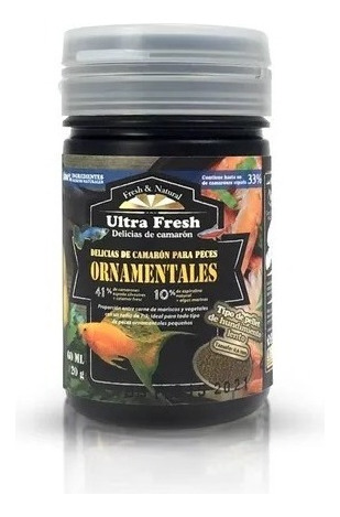 Azoo. Delicias De Camarón Para Peces Ornamentales  60ml/20g