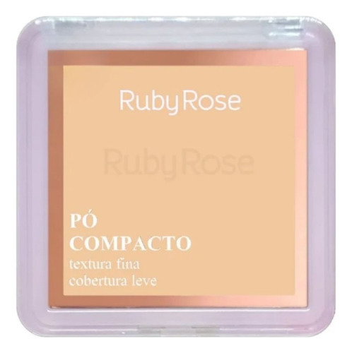 Base de maquiagem em pó Ruby Rose Pó Compacto 648103 Po Compacto Ruby Rose - 7.5g