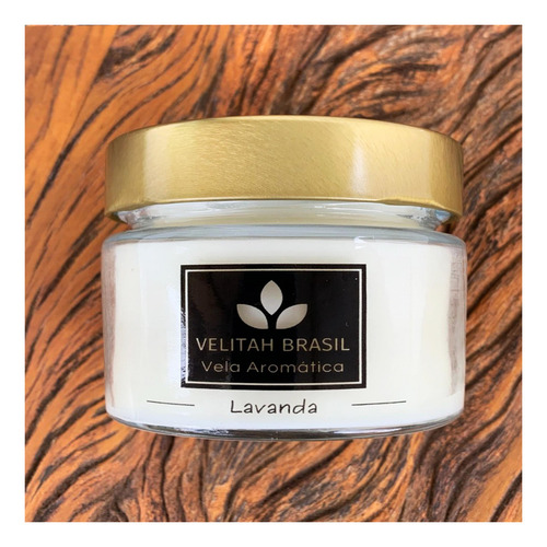 Vela Aromática Premium Lavanda 140g 30h Velitah Brasil