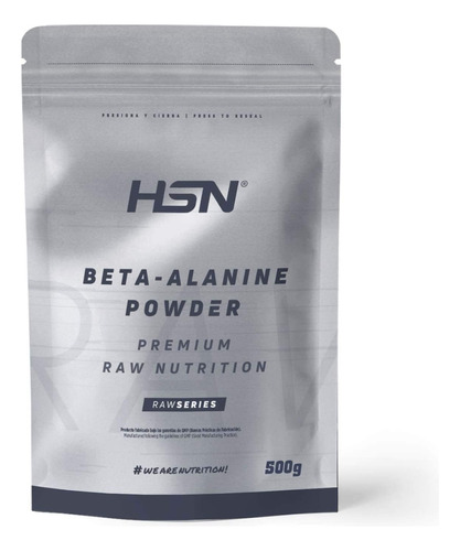 Beta Alanina Vegana Sin Gluten En Polvo 500gr