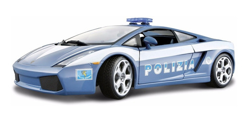 Lamborghini Gallardo Polizia 1:24 Bburago Carros Miniaturas