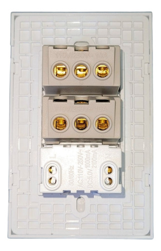 Tomada Dupla Usb Tipo C Com Espelho Parede Universal Bivolt