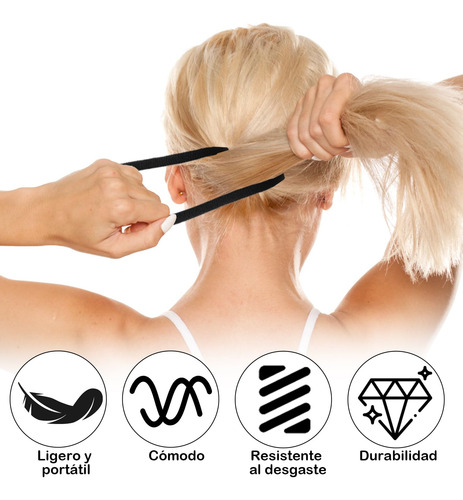 100 Piezas De Gomas Para El Pelo,muy Elásticas Y Sin
