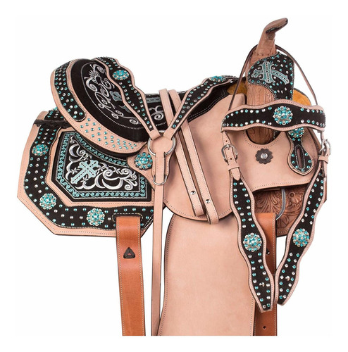 Hr International Premium Cuero Western Barrel Racing Caballo