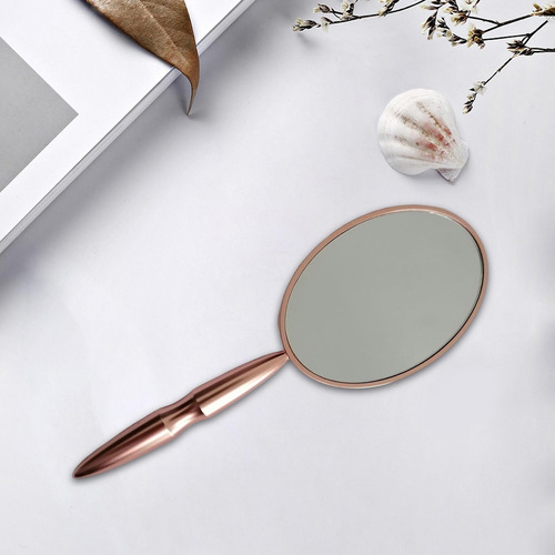 2 Espejo De Mano Portátil Diy Espejo De Maquillaje Rosa
