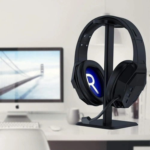 Imagen 7 de 8 de Soporte Auriculares Gamer Metalico Aluminio Base Stand