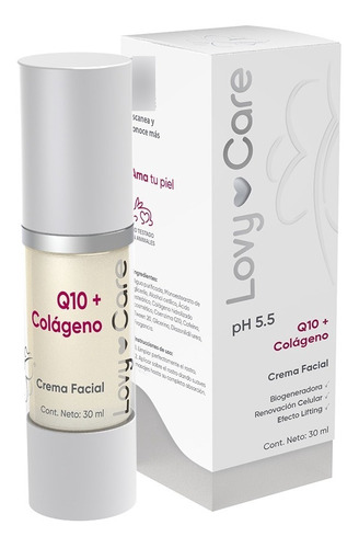 Crema Facial Q10 + Colágeno Momento de aplicación Día/Noche Tipo de piel Todo tipo de piel
