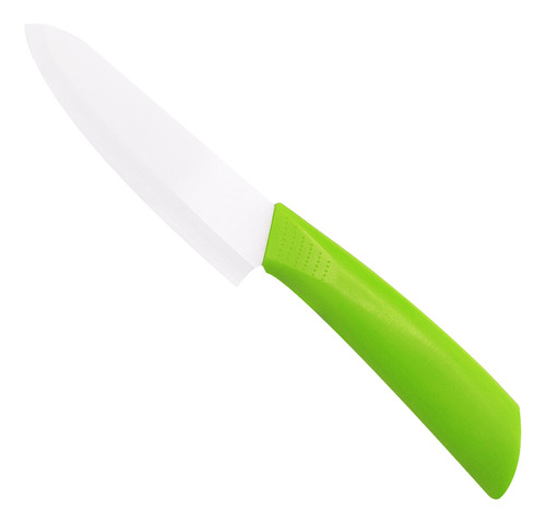 Cuchillo Cuchilla De Cerámica 27 Cm Mango Varios Colores Color Verde