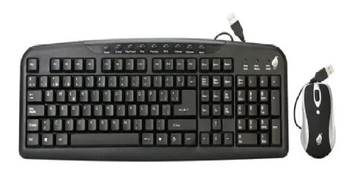 Kit De Multimedia Alambricos Teclado+mause + Envío Gratis. 