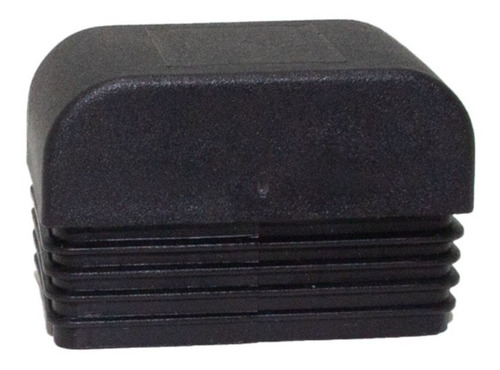 Ponteira Tampa Interna Retangular 50x30 Mm Preta 20 Unidades Cor Preto