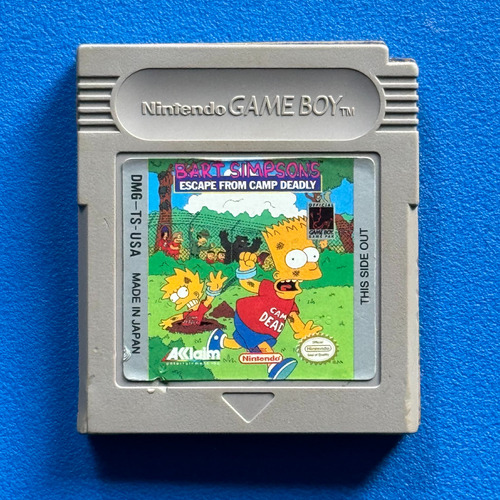 Bart Simpson's Escape From Camp Deadly Gb Nintendo Original
