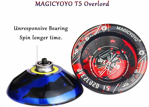 Magicyoyo Profesional Yoyo Insensible T5 Plus, Aluminio Yoyo