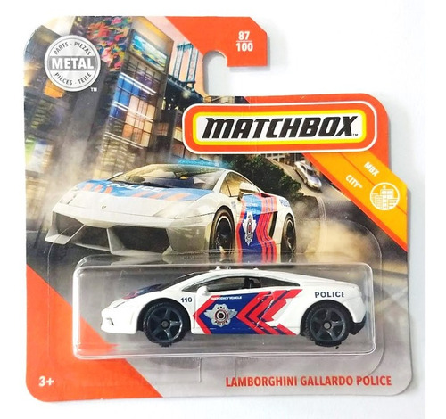 Matchbox Lamborghini Gallardo Police Original Coleccion