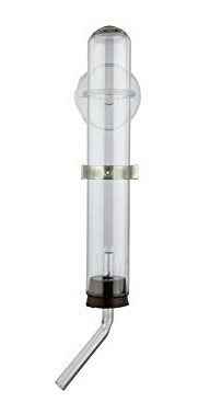 Imagen 4 de 4 de Bebedero Chupete Hamster Cobayo Conejo 125ml Vidrio Lazy Dog