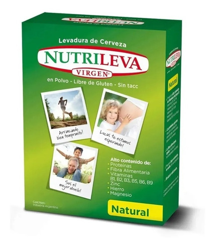 Levadura De Cerveza Virgen Nutrileva Natural 500g 