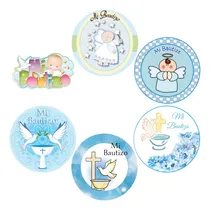Comprar 18 Obleas Comestibles 5 Cm Mi Bautizo Niño