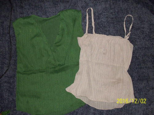 Blusas De Tiritas Dama Talla S Y M Remato Lote  De 6