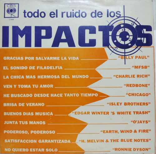 Varios - Todo El Ruido De Los Impactos Lp Uruguay 1974 Impec