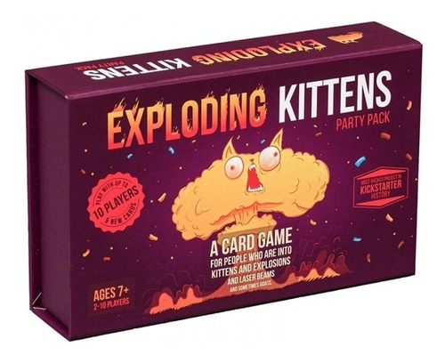 Exploding Kittens Party Pack: Juego De Mesa Para Amigos