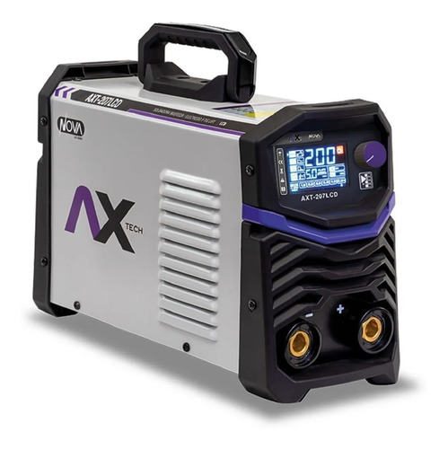 Soldador Inversor + Careta Electrón 200a Axt-207 110/220 V