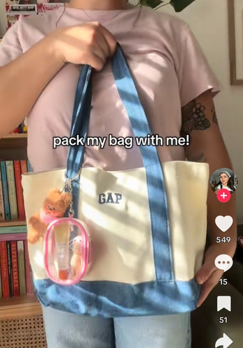 Bolsa De Lona Gap Chica