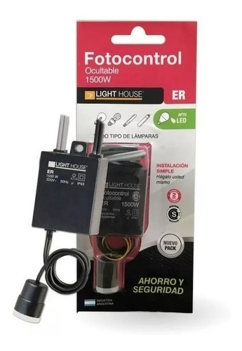 Fotocontrol Anthay 4 Cables Ocultable Er 1500w