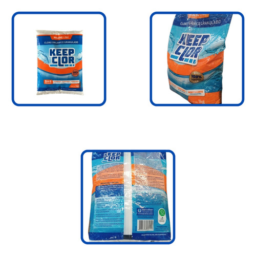 Kit Com 6 Keepclor Dicl 40% Pratic Line Saco 1kg