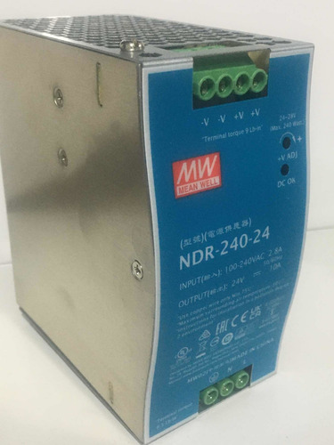 Ndr-240-24 Fuente De Poder 10a 24v Mean Well (Usado)