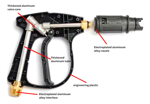 Pistola De Lavado A Presión Para Lavado De Autos Foam Cannon