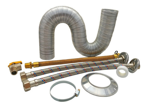 Kit Mangueira Aquecedor De Passagem Rinnai 32 L 2402 Glp