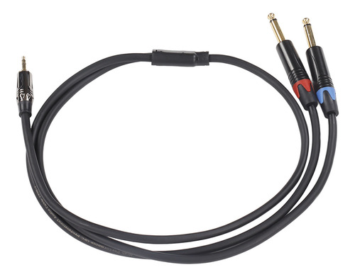 Cable Estéreo Ts De 3,5 Mm 1/8 Pulgadas A Doble Cable Ts De