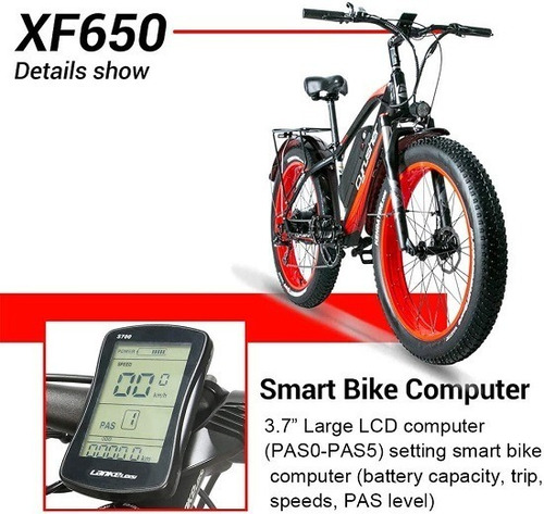 Imagen 2 de 2 de Cyrusher Xf650 1000w Electric Mountain Bike