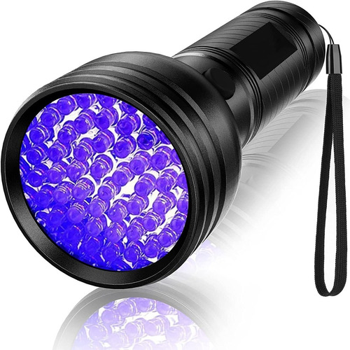 Linterna Ultravioleta 51 Led Detectora Sustancias Lampara Uv