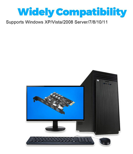 Placa Adaptadora Express Para Pc Desktop, Suporte Windowsxp/