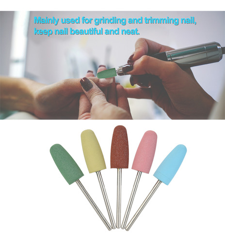 Juego De Brocas De Silicona Multicolor De 5 Piezas Para Puli