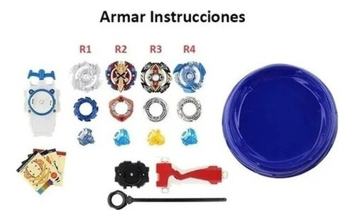 Dk Jogo De 4 Peças Beyblade Arena Stadium Juguete De Regalo