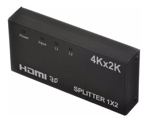 Imagen 4 de 6 de Hdmi Splitter 1x2 Multiplicador Adaptador - 4k Ultra Hd 3d