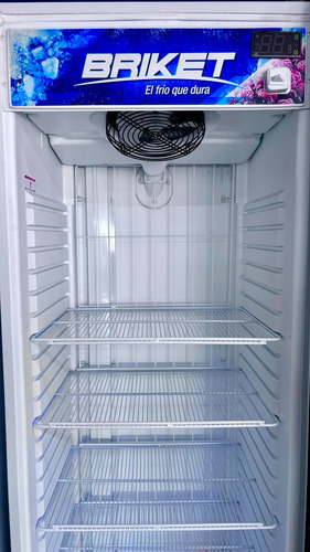Freezer Exhibidor Vertical De Congelados Briket 4300 Bt