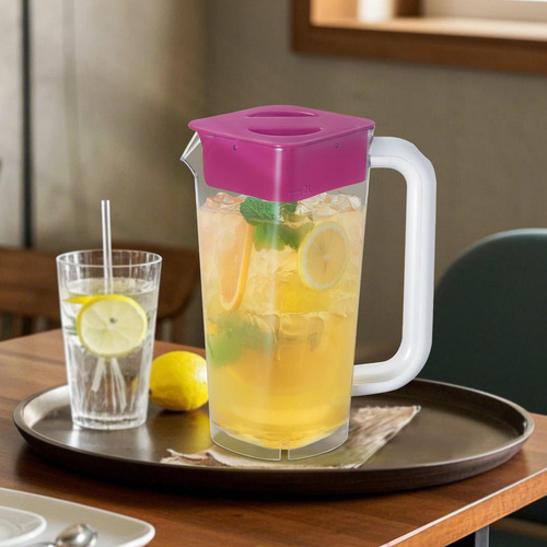 Jarra De Agua De 2 L, Tetera Para Té Helado, Tetera Rojo