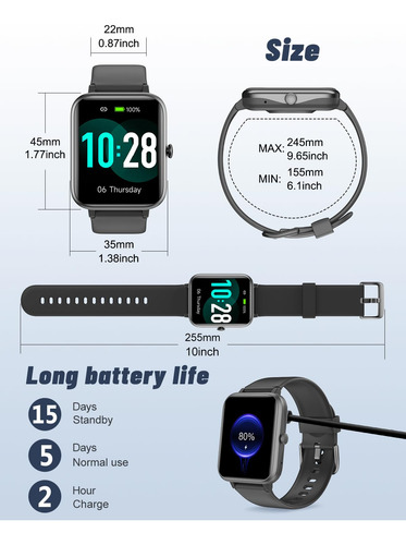 Reloj Inteligente Grv Para Ios Y Android Con Monitor De Frec