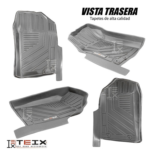 Imagen 2 de 8 de Tapetes Para Nissan Np300 Frontier 2021+ 3 Piezas Uso Rudo