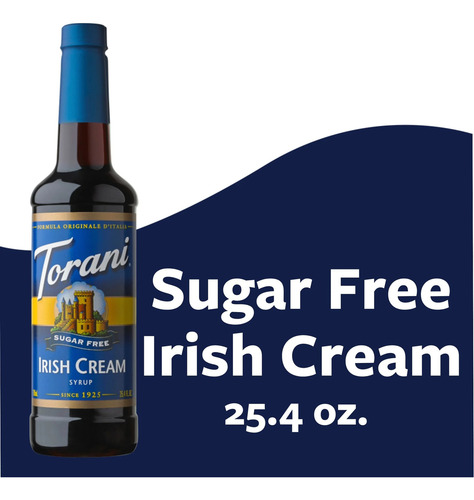 Jarabe Sabor Irish Cream Torani Sugar Free Syrup 750ml Imp.