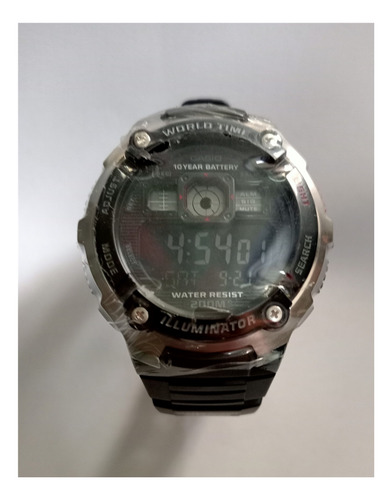 Reloj Casio Ae-200w-1bvdf (world Time) Para Hombre