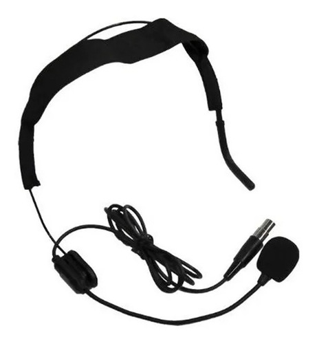 Peça Para Reposição - Headset Microfone Jwl U-585hh/u-8017h Cor Preto