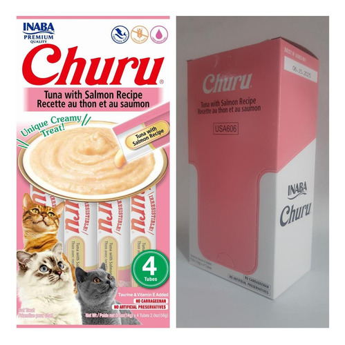 Caja 6 Cat Snack Churu  - Tuna Wit - Unidad a $3750