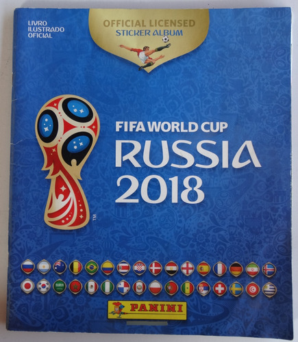 Álbum Copa Do Mundo 2018 Rússia Panini Completo