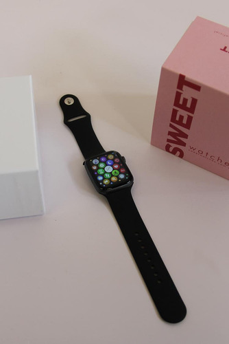 Reloj Smartwach Infinity Blanco Negro Con Altavoz Sweet Negro