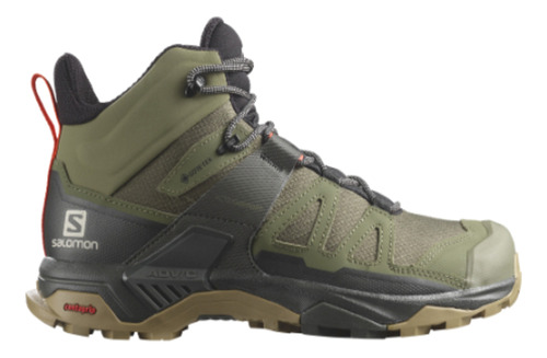 Zapatos Hombre X Ultra 4 Mid Gtx Verde Salomon