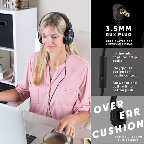 Auriculares Sonitum Bulk Kids Con Micrófono, Paquete De 5 Un